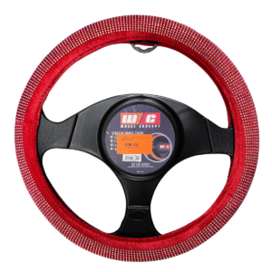 CUBREVOLANTE BRILLANTES DAMA ROJO