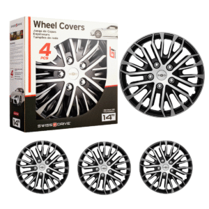 COPAS SWISS DRIVE 14" AUSTIN PLATA /  NEGRO