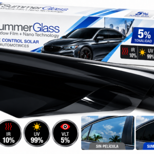 BLAKEDUP 5%, 60", IR: 10%, UV: 99%, VLT: 5%, COLOR