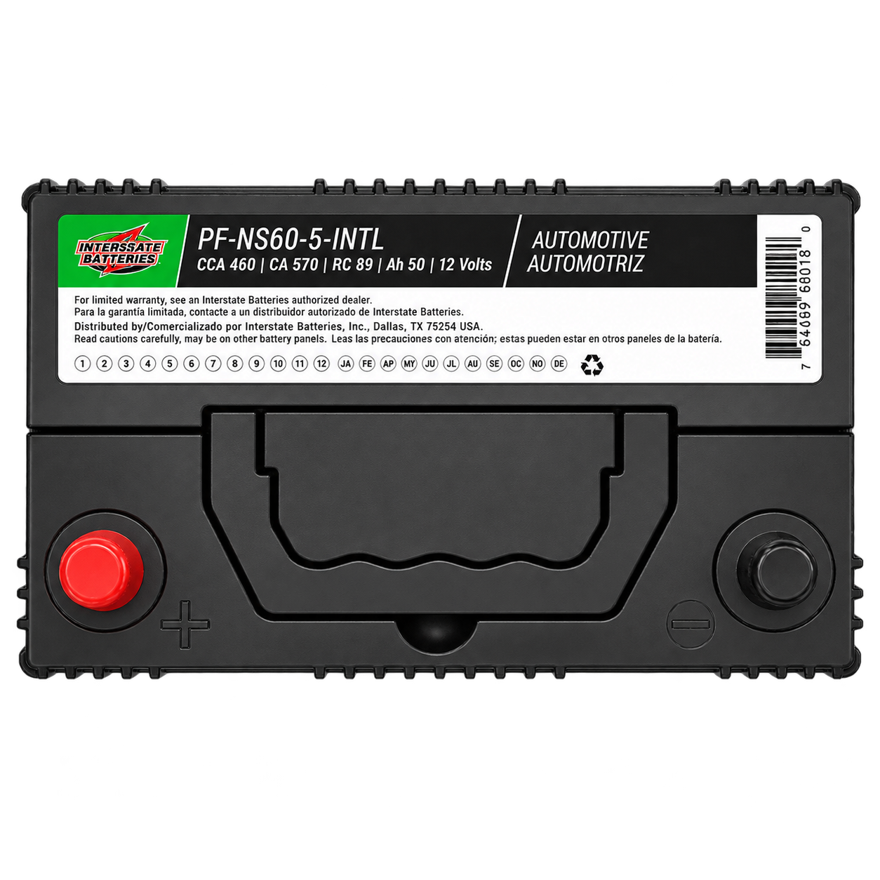 60 BATERIA INTERSTATE PF-N60-ES CCA450 12M - Image 2