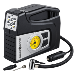 COMPRESOR DE AIRE SWISS DRIVE CON LUZ LED 12V (120