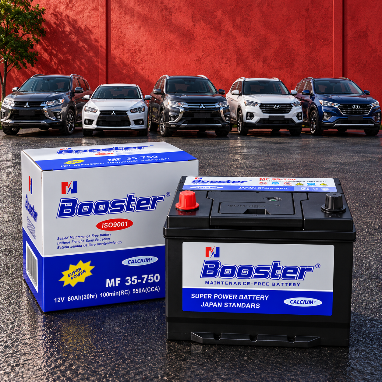 60AH 550 CCA BATERIA MITSUBISHI ASX, LANCER, OUTLA - Image 2