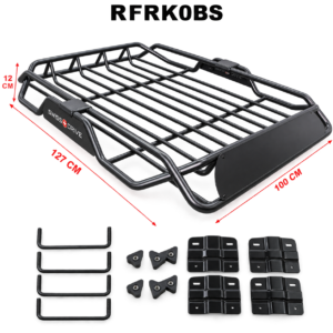 PARRILLA DE TECHO PORTA EQUIPAJE SWISS DRIVE NEGRO