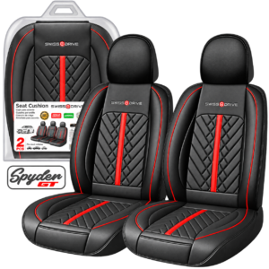 COJIN DE ASIENTO SWISS DRIVE SPYDER GT NEGRO / ROJ